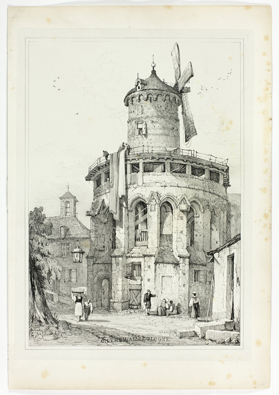 Op de muren, Keulen door Samuel Prout