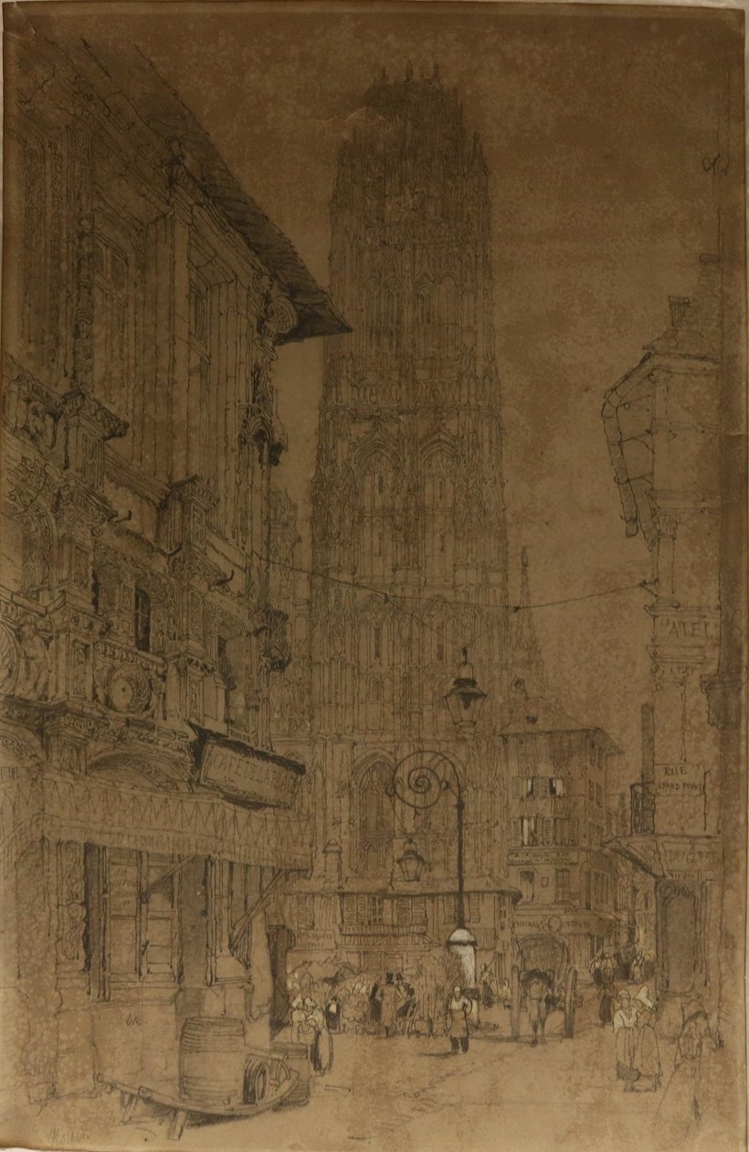 Rouen door Samuel Prout