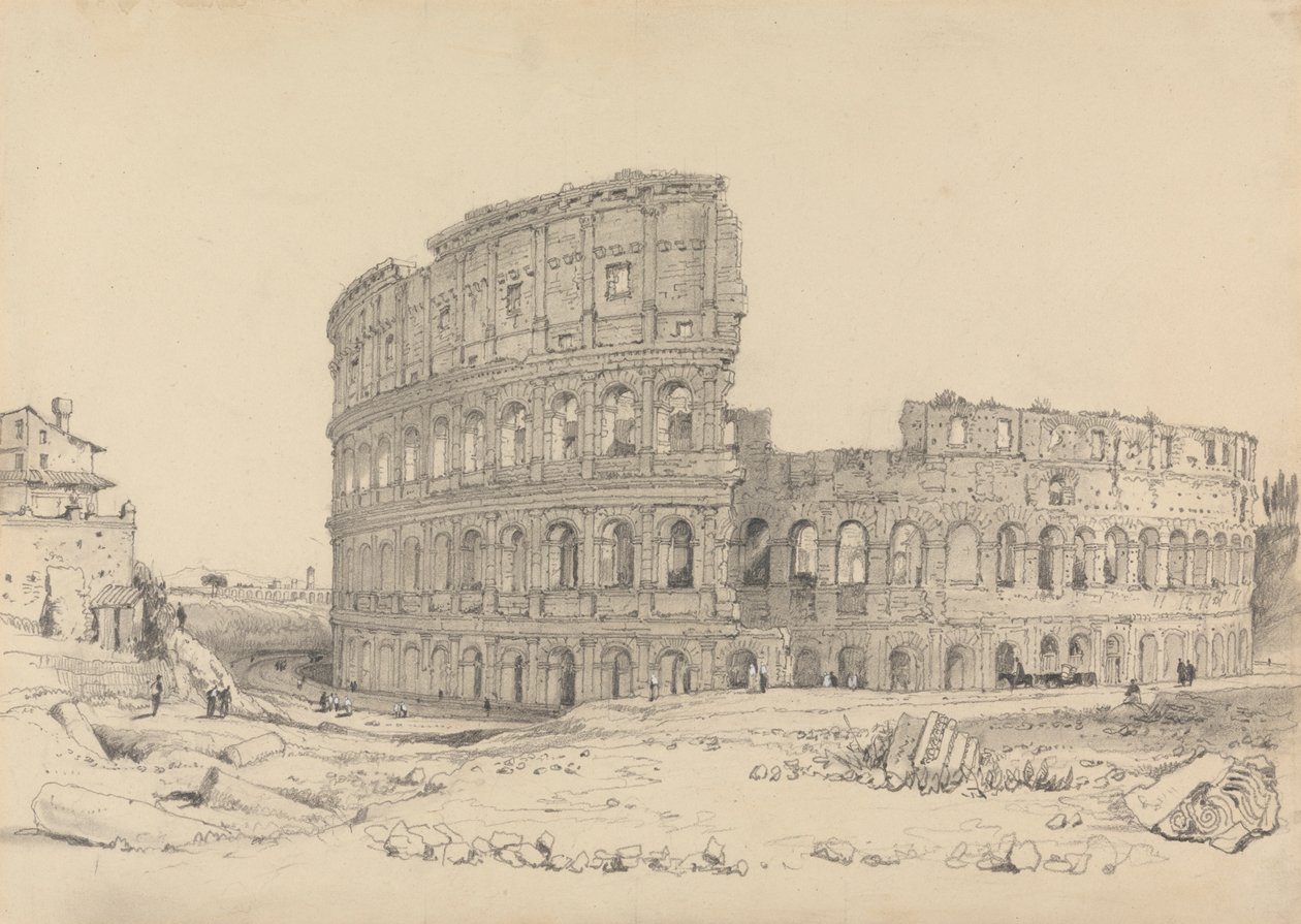 Het Colosseum, Rome door Samuel Prout