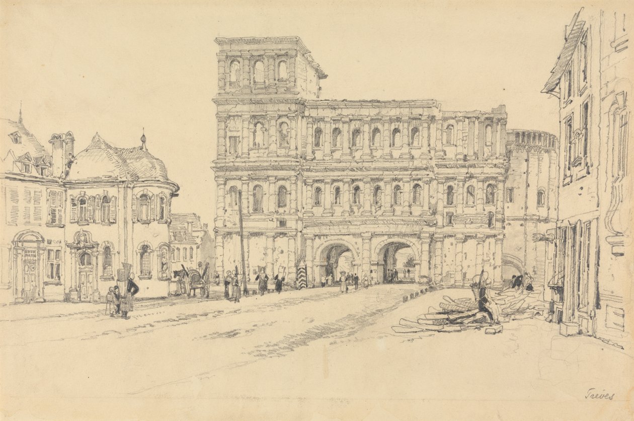 De Porta Nigra, Trier door Samuel Prout