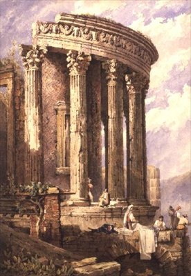Tivoli, Tempel van de Sibylle door Samuel Prout