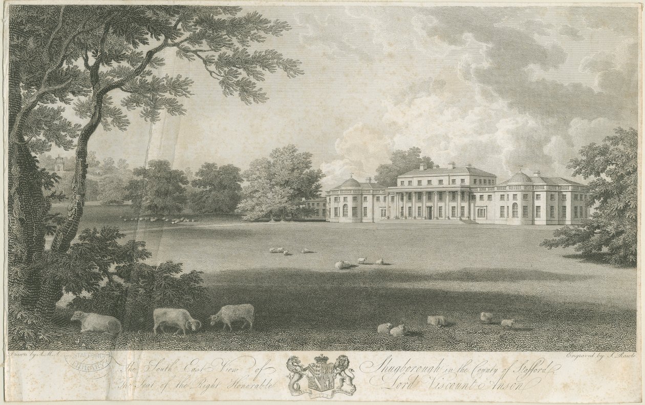 Shugborough Hall door Samuel Rawle