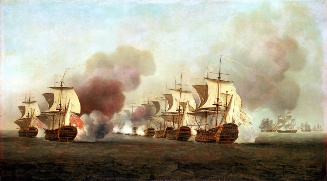 Oorlog van de Oostenrijkse Successie (1740-1748) door Samuel Scott