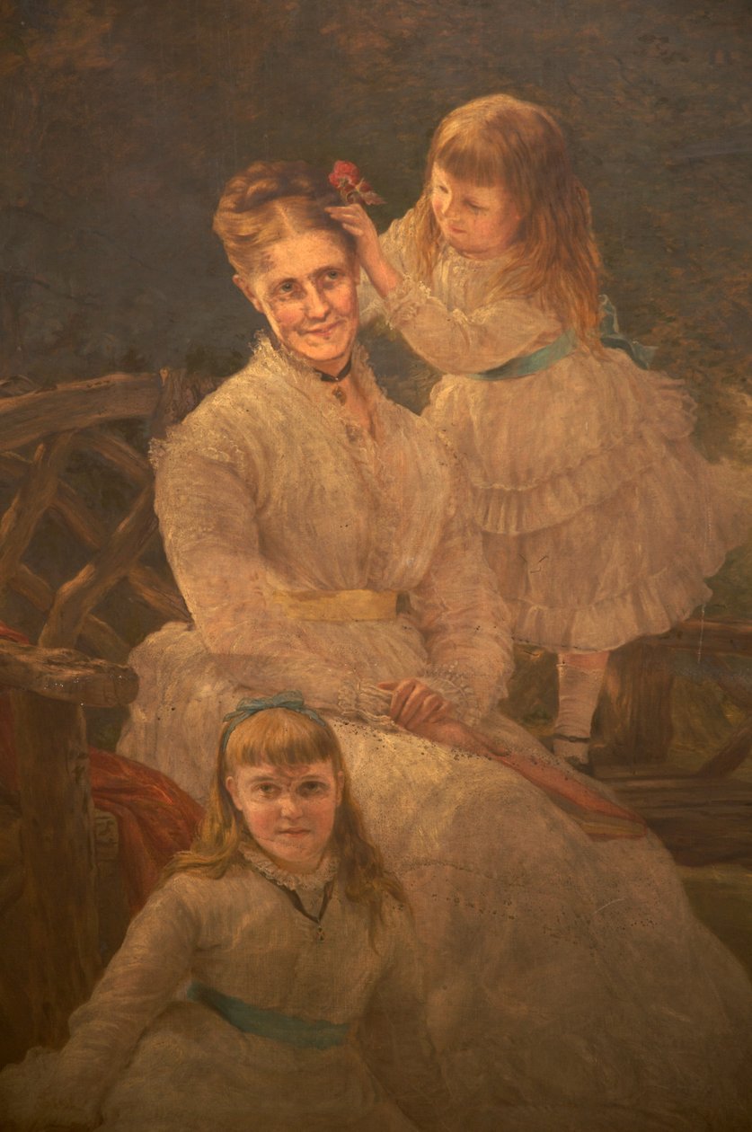 Familiegroep, c.1875-95 door Samuel Sidley