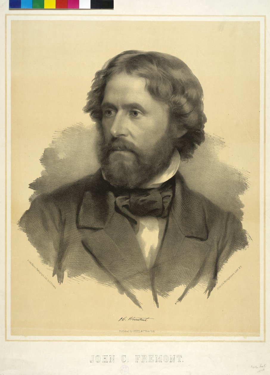 John C. Fremont door Samuel Worcester Rowse