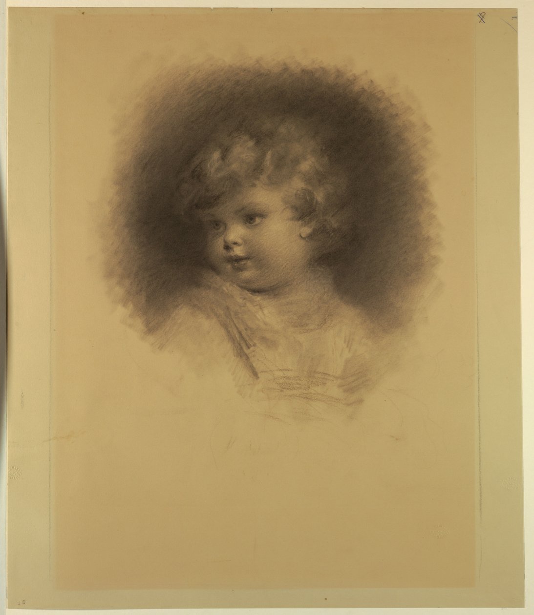 Portret van een kind door Samuel Worcester Rowse