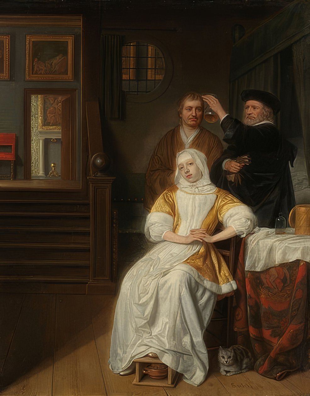 De bloedarme dame door Samuel van Hoogstraten