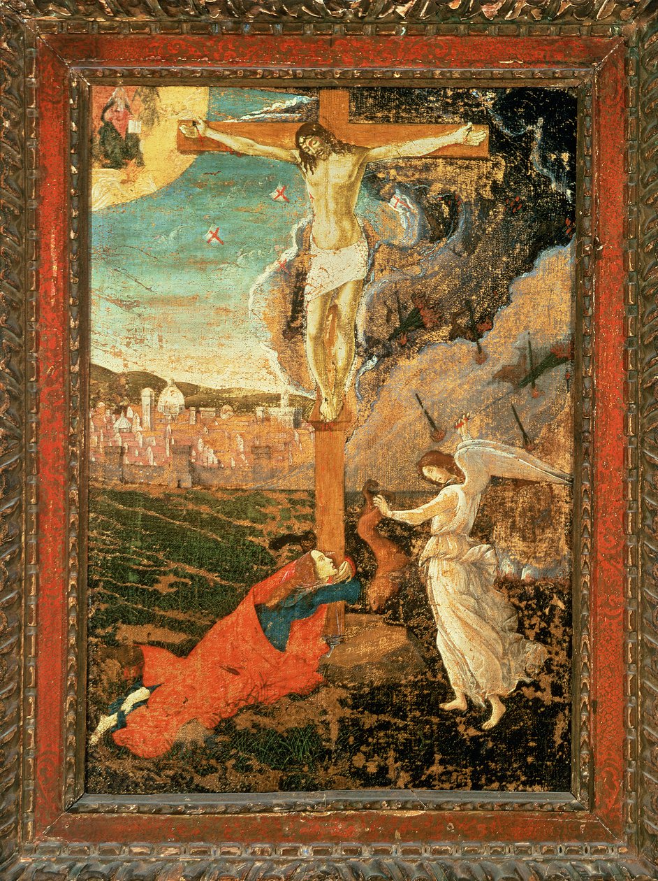 Mystieke Kruisiging door Sandro Botticelli