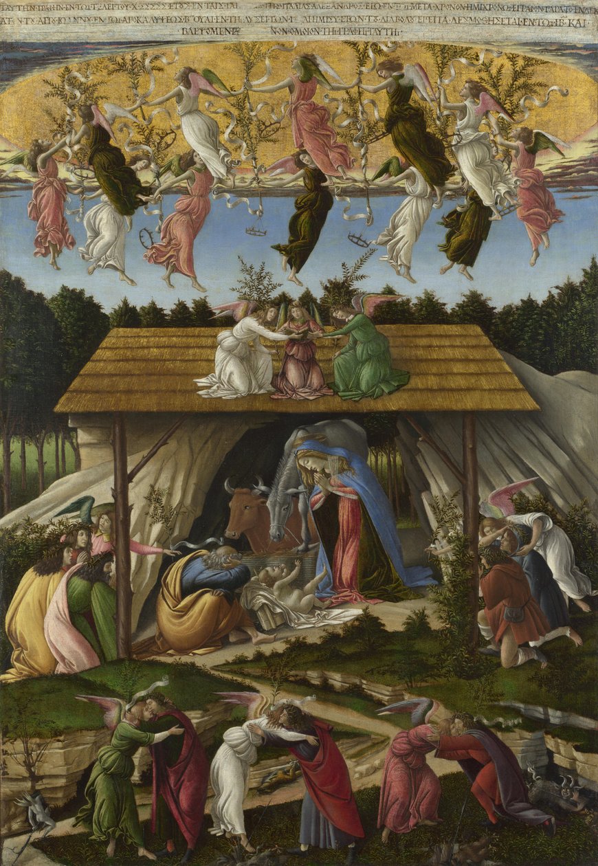 Mystieke Geboorte door Sandro Botticelli