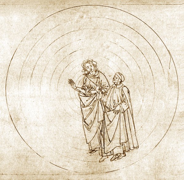 Paradiso, Canto IX door Sandro Botticelli