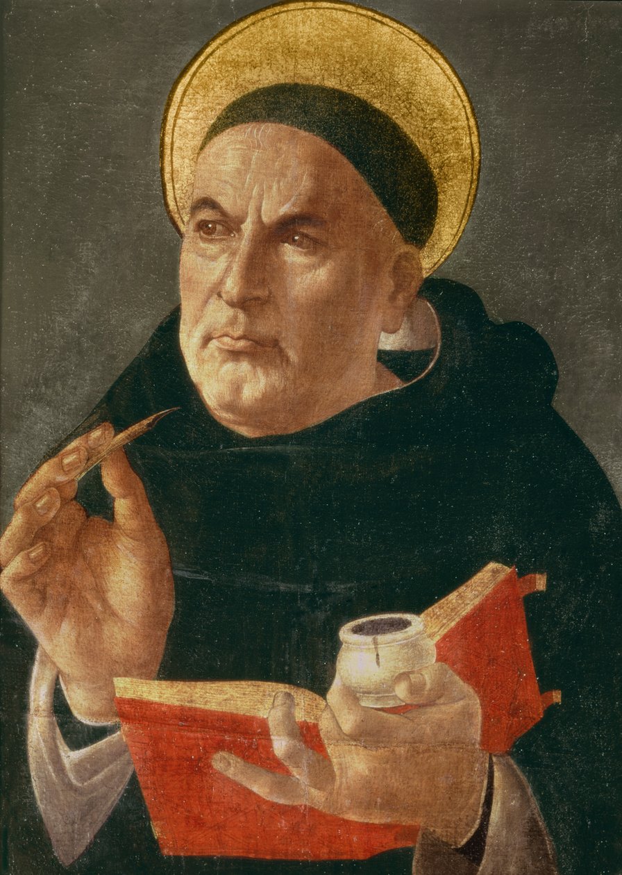 St. Thomas van Aquino door Sandro Botticelli