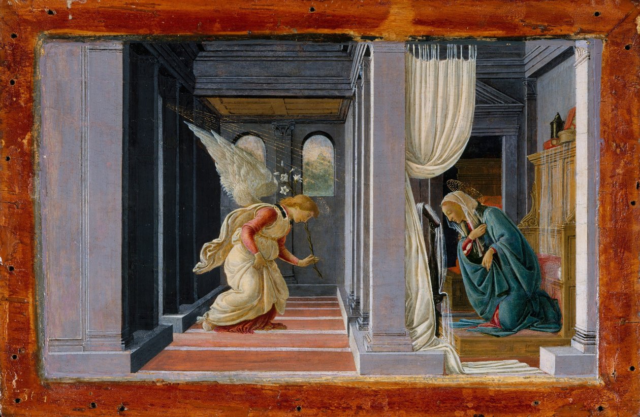 De Aankondiging door Sandro Botticelli
