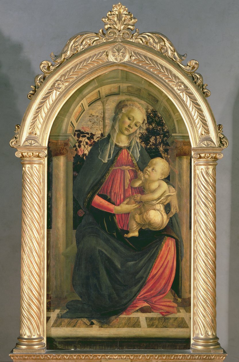 De Madonna van de Rozen, ca. 1470 door Sandro Botticelli