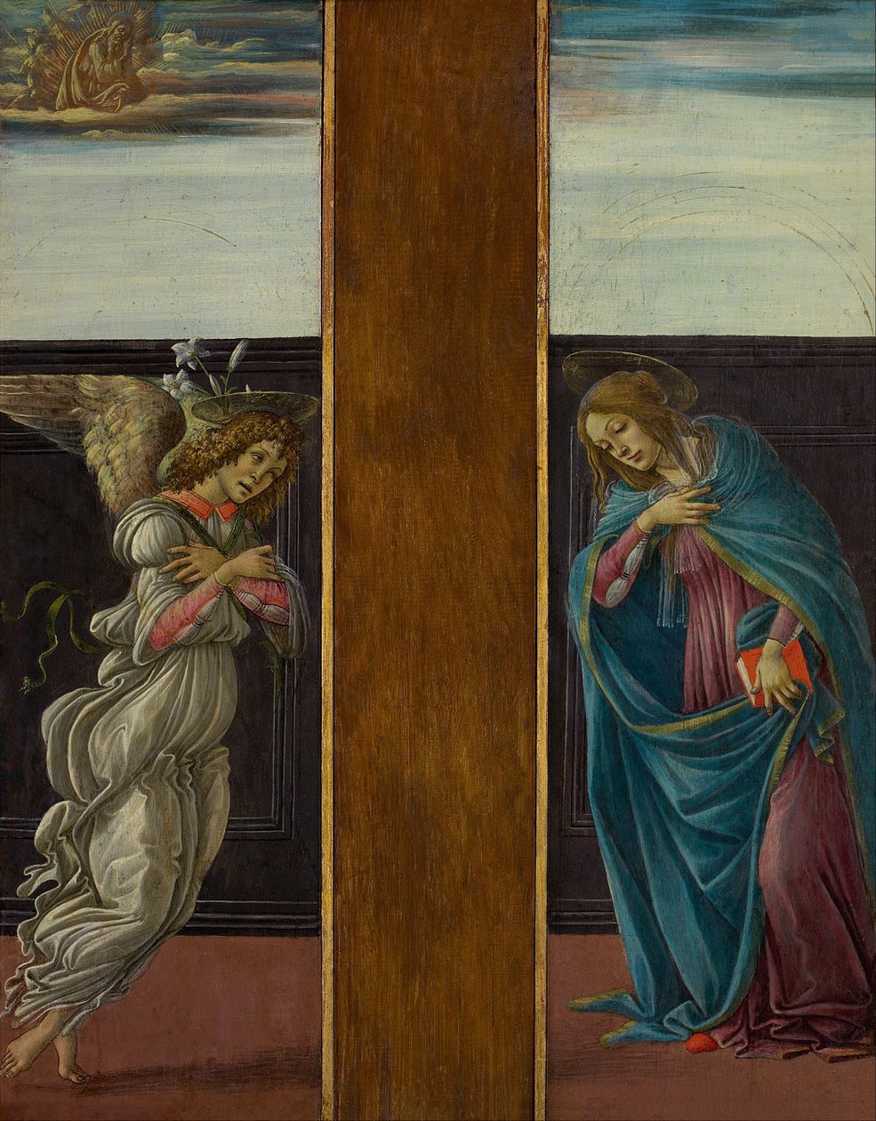 Annunciatie door Sandro Botticelli