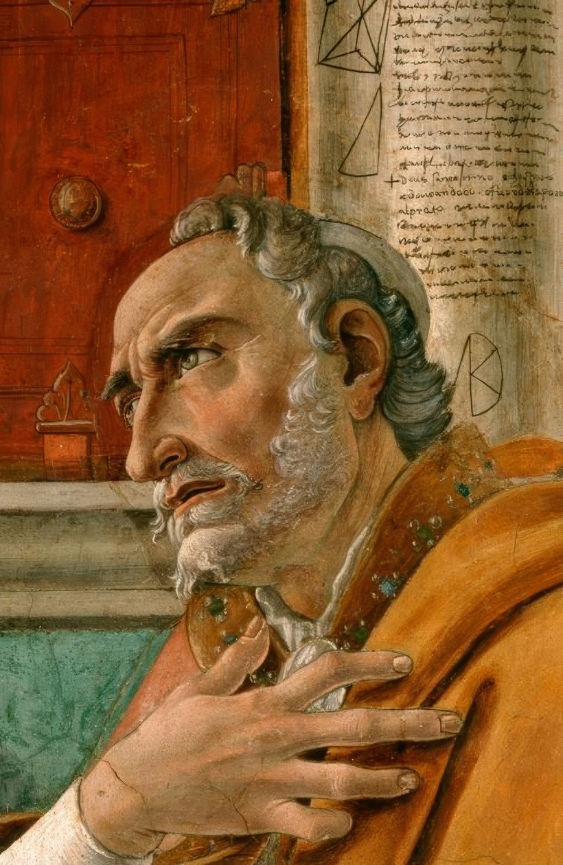 De Heilige Augustinus door Sandro Botticelli
