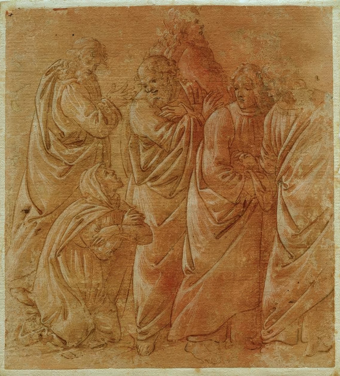 De vrouw uit Kanaän door Sandro Botticelli