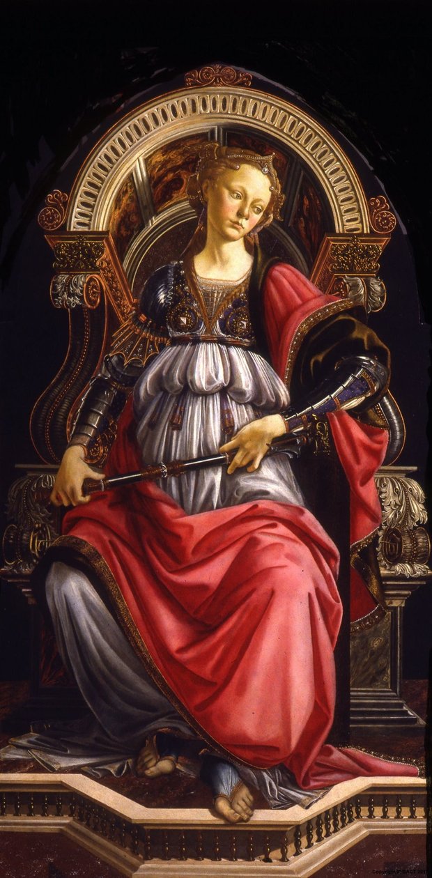 Fortitude door Sandro Botticelli