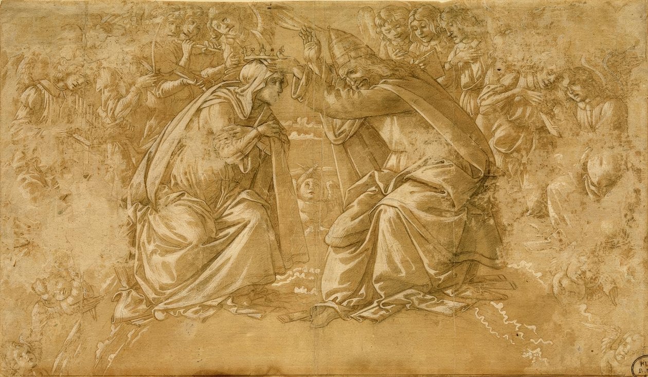 Kroning van Maria door Sandro Botticelli