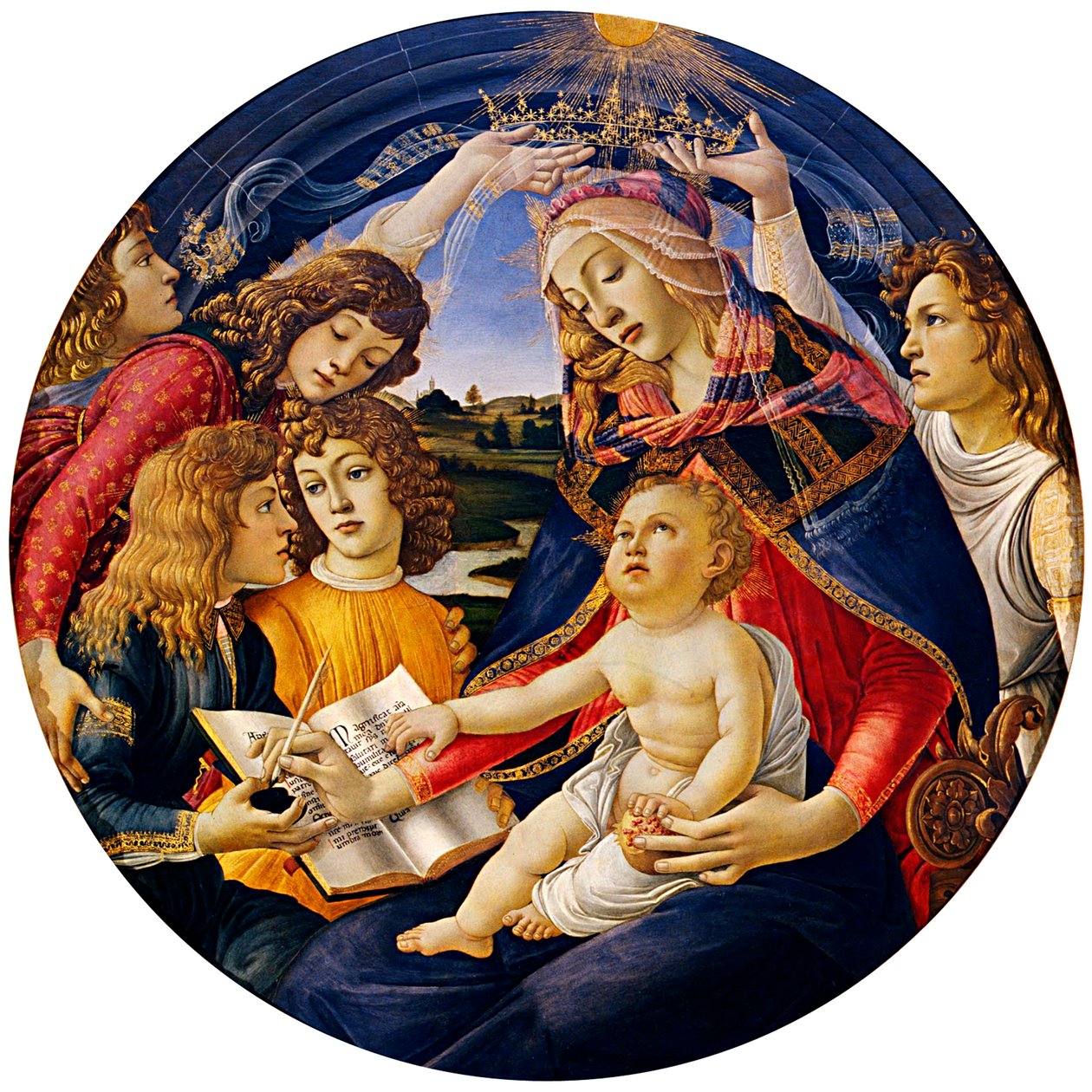 Madonna van de Magnificat, 1483 door Sandro Botticelli