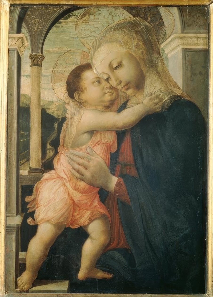 Maria met kind door Sandro Botticelli
