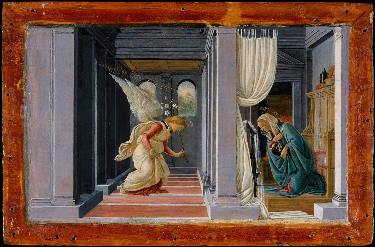 De Aankondiging door Sandro Botticelli