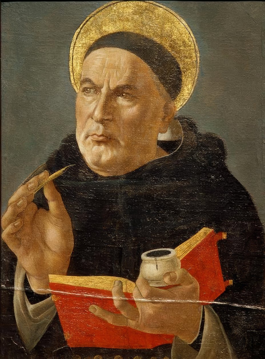 Thomas van Aquino door Sandro Botticelli
