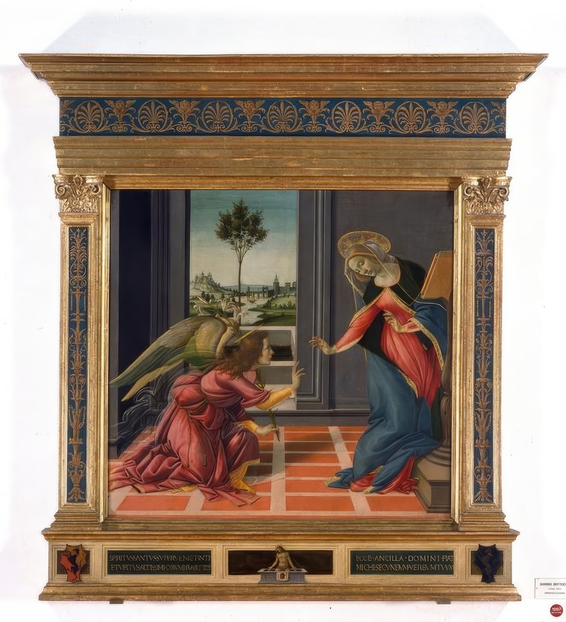 Aankondiging aan Maria door Sandro Botticelli