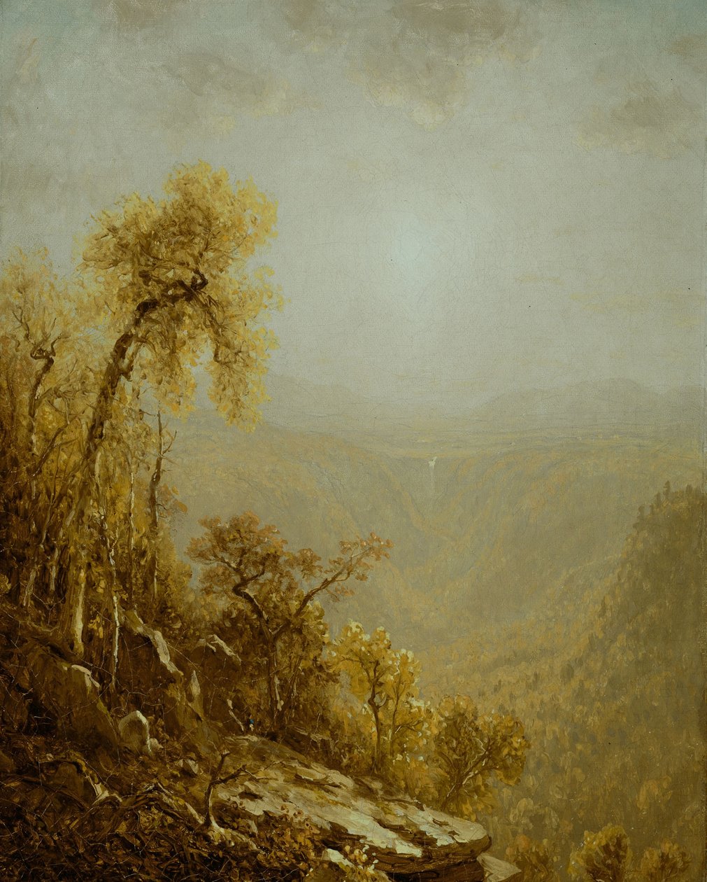 Kauterskill Clove, Catskill-gebergte door Sanford Robinson Gifford