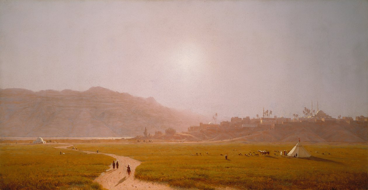 Siout, Egypte door Sanford Robinson Gifford