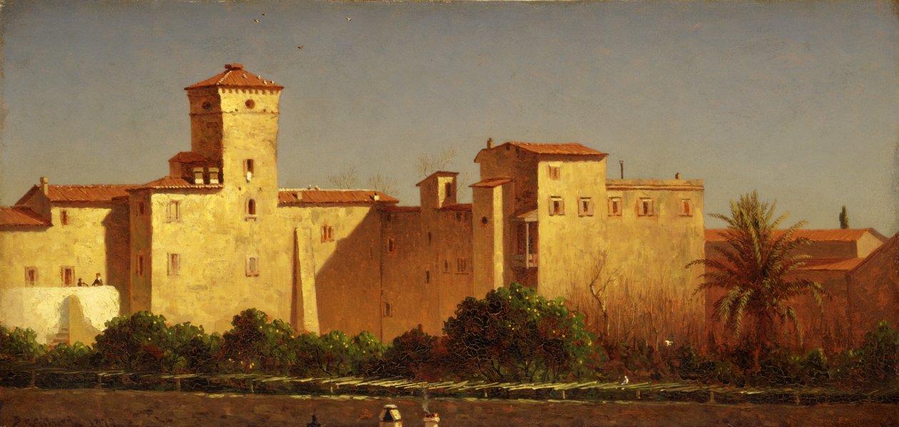 Villa Malta, Rome door Sanford Robinson Gifford