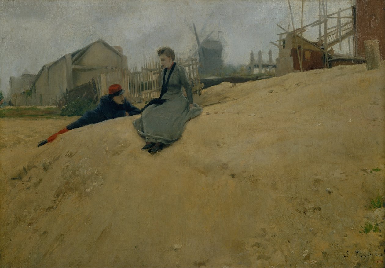 Op campagne door Santiago Rusiñol