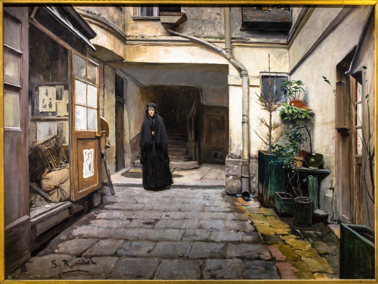 Het pandjeshuis door Santiago Rusinol i Prats