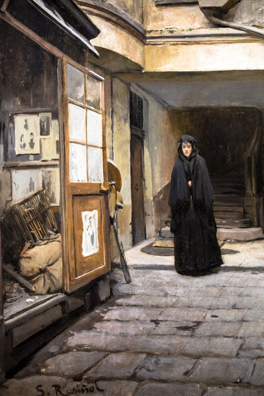 Het pandjeshuis door Santiago Rusinol i Prats