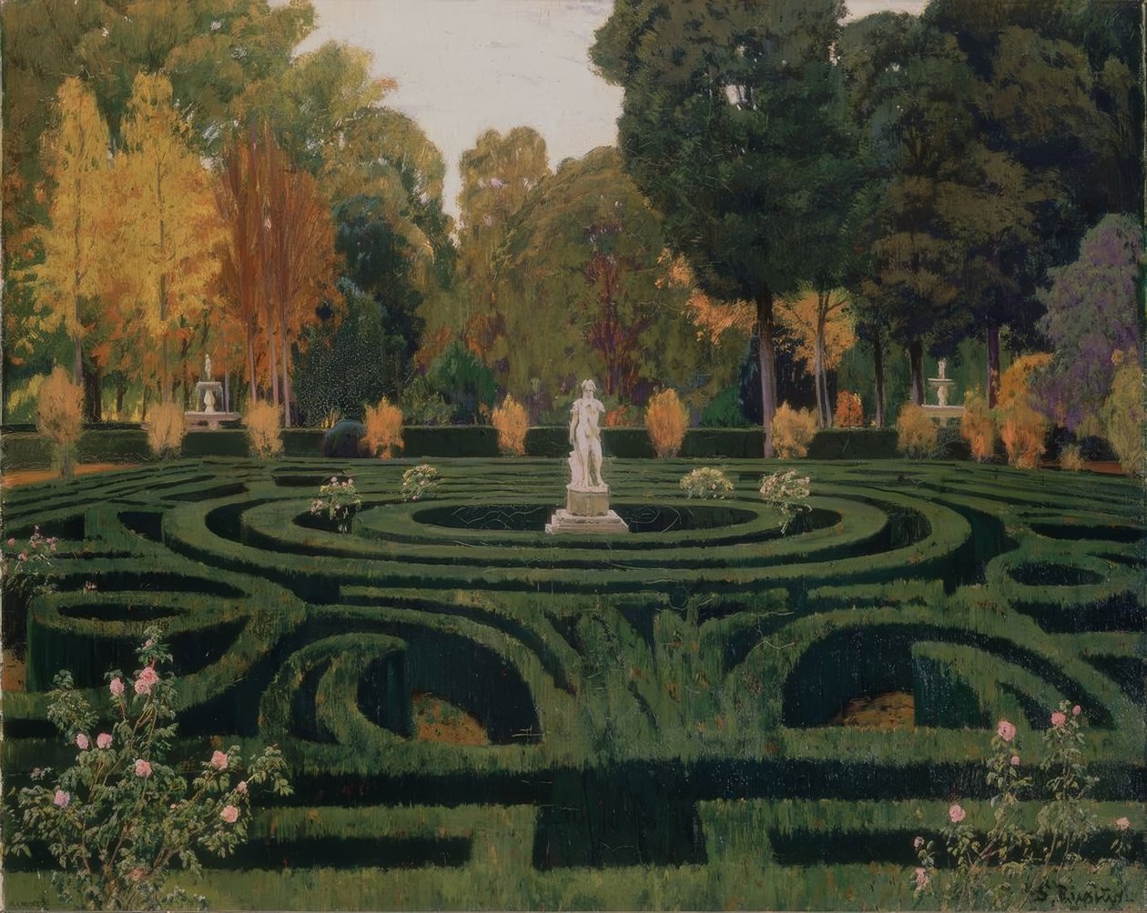 De oude faun door Santiago Rusiñol