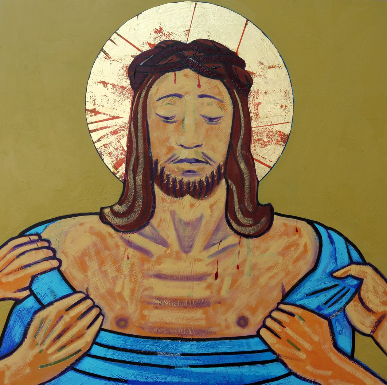 Jezus wordt ontkleed door Sara Hayward