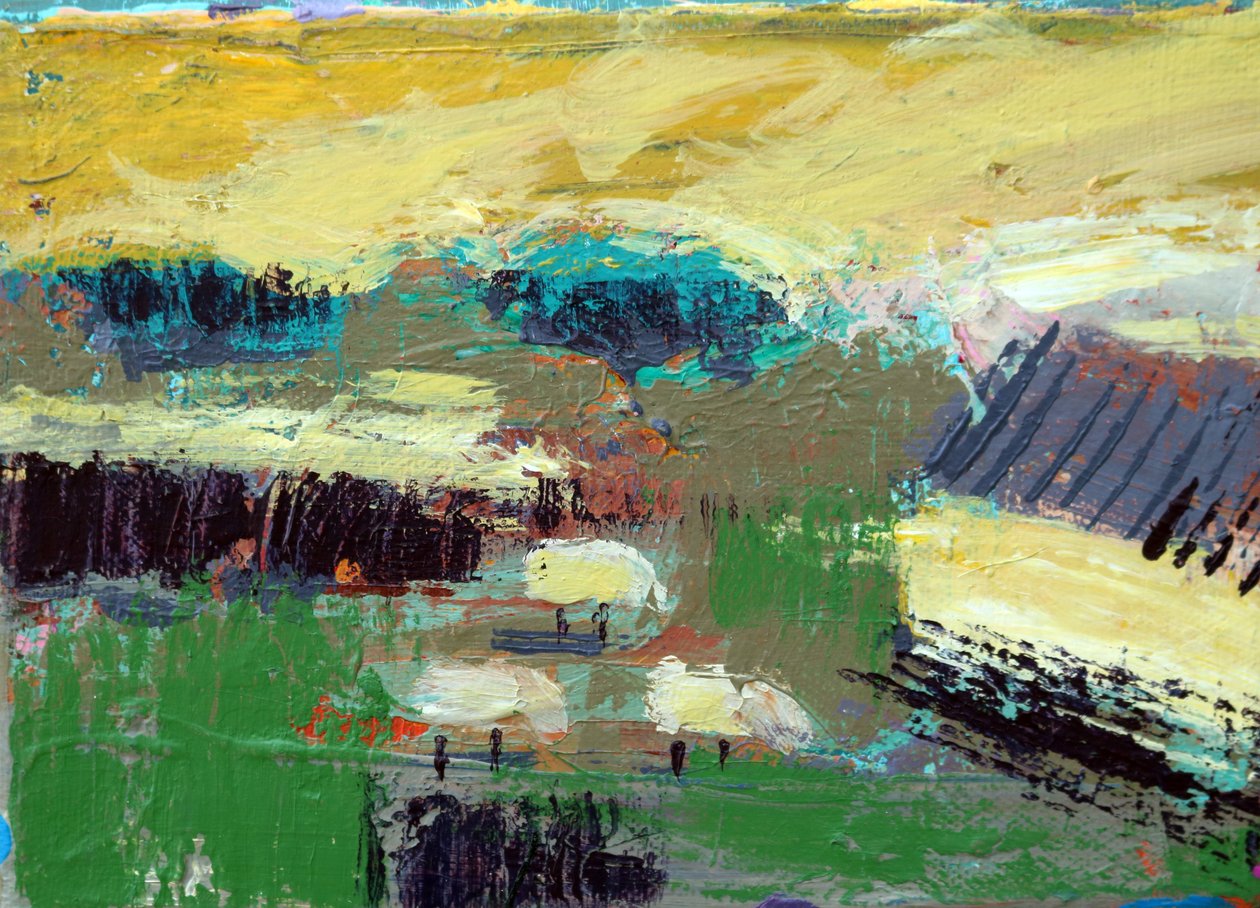 Landschap Iona I door Sara Hayward