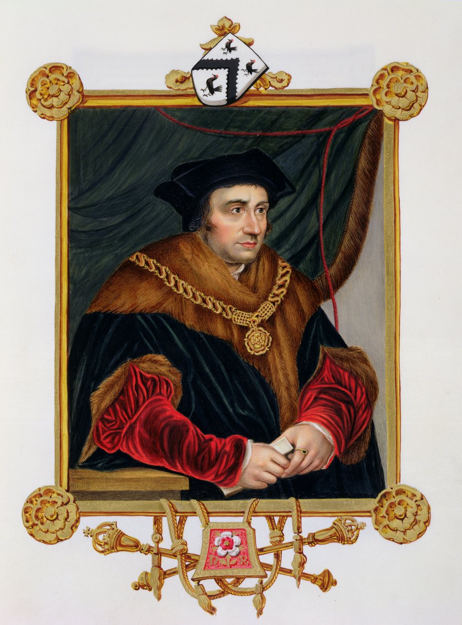 Portret van Sir Thomas More (1478-1535) uit 