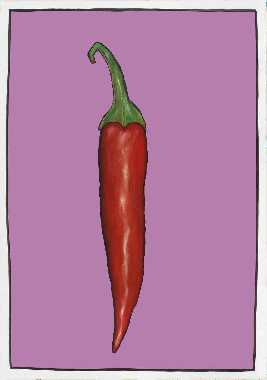 Chilli Paars, 2005 door Sarah Thompson Engels