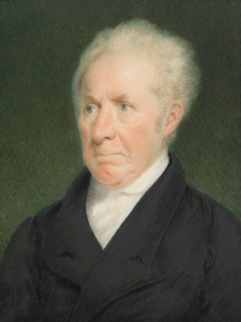 Gilbert Stuart, ca. 1825 door Sarah Goodridge