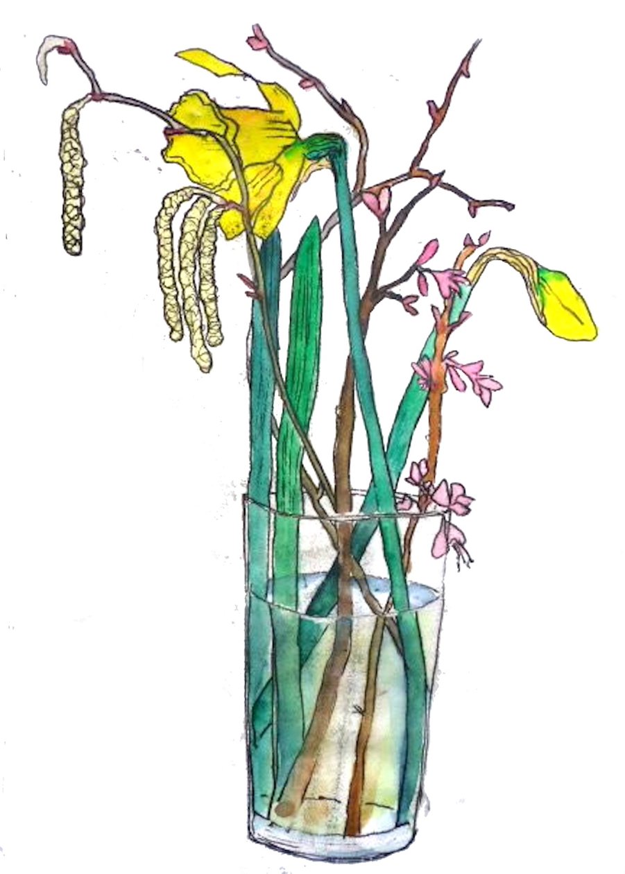 Narcissen door Sarah Thompson Engels