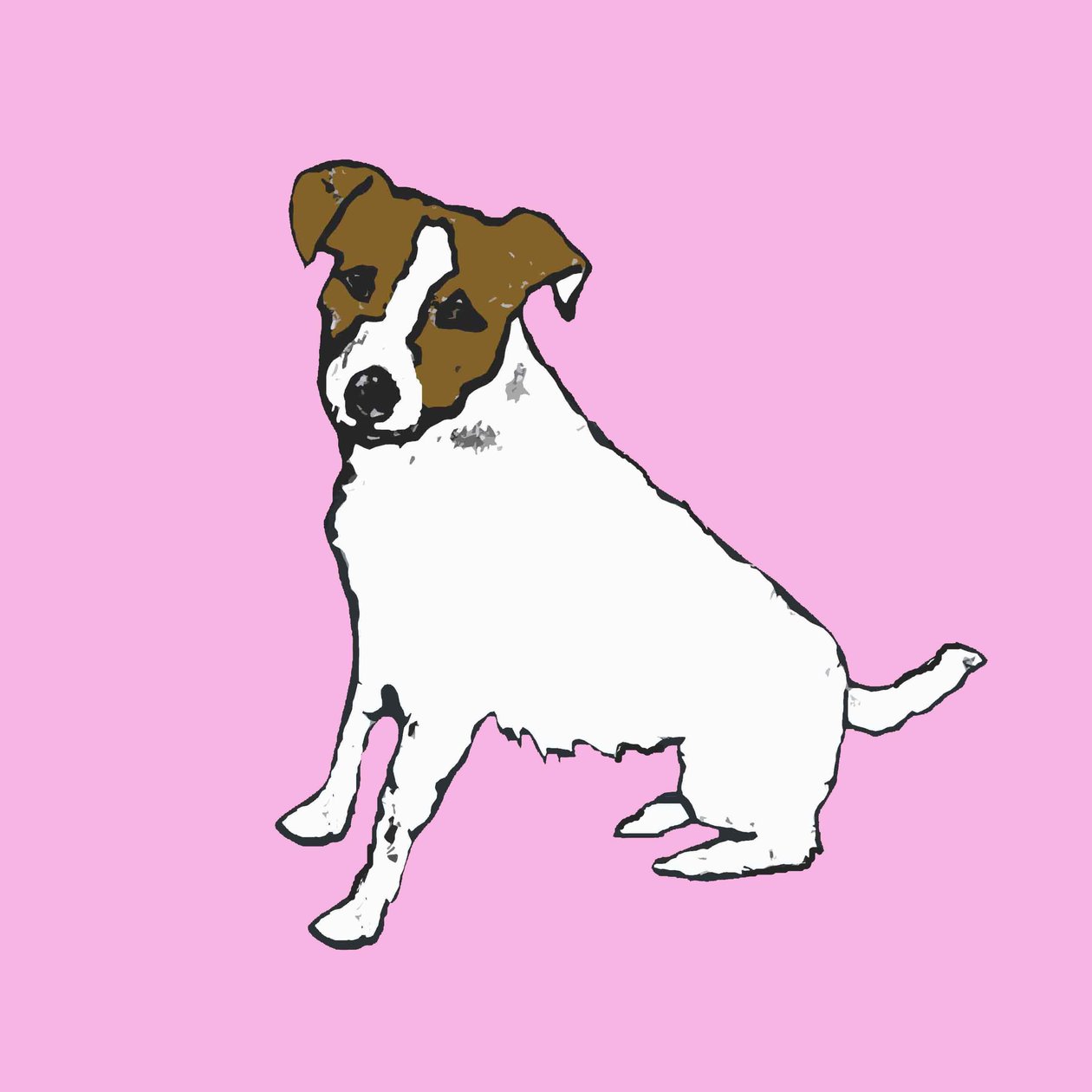 Jack Russell door Sarah Thompson Engels