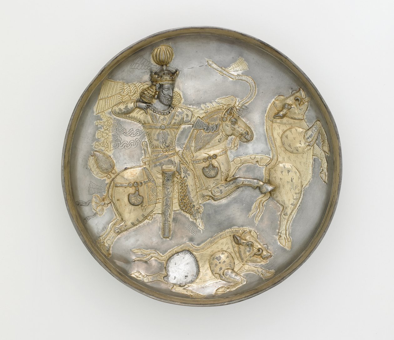 Bord, 4e eeuw door Sasanian School