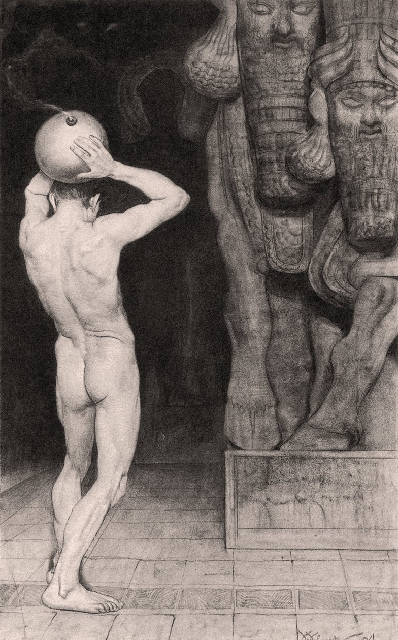 De Anarchist, 1894 door Sascha Schneider