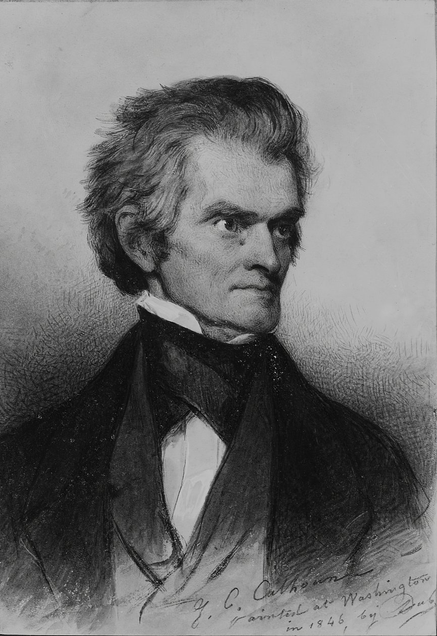John C. Calhoun, 1846 door Savinien Edme Dubourjal