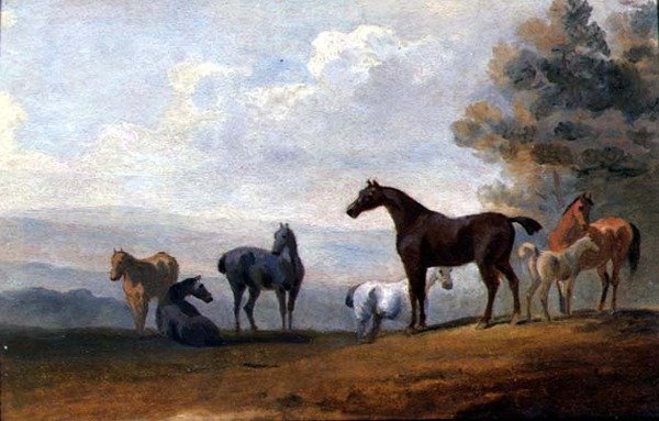 Paarden door Sawrey Gilpin