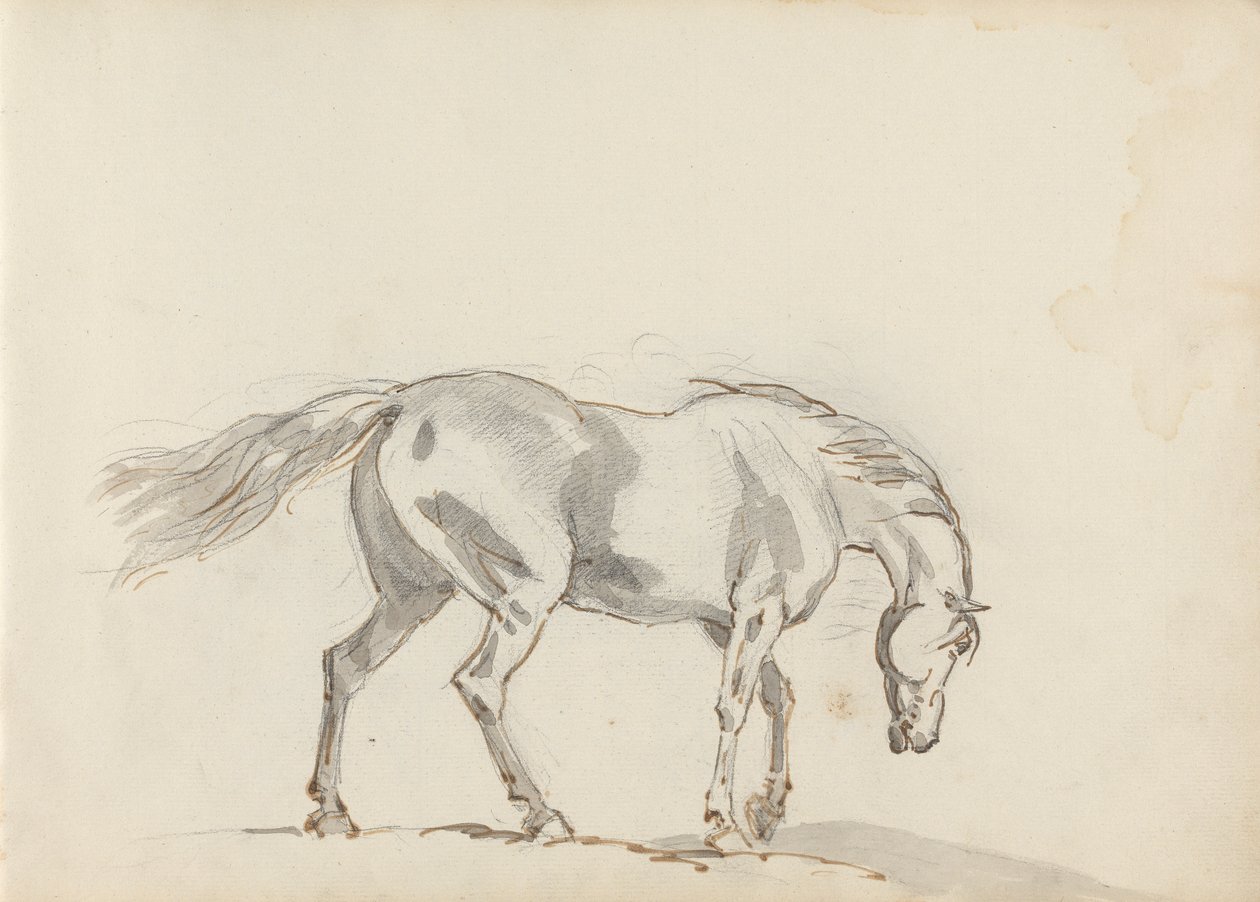 Schetsboektekening door Sawrey Gilpin
