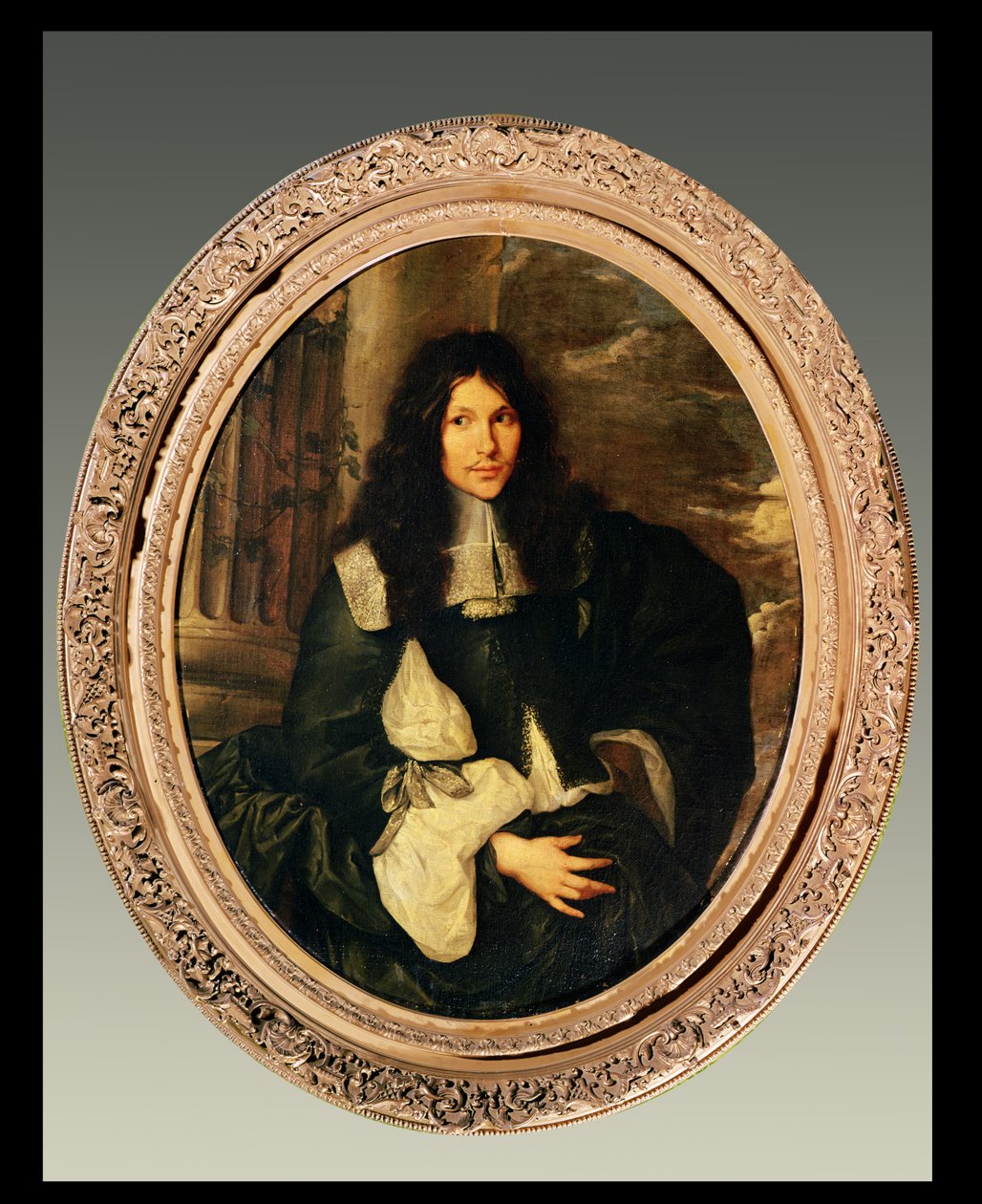 Portret van een onbekende man door Sébastien Bourdon