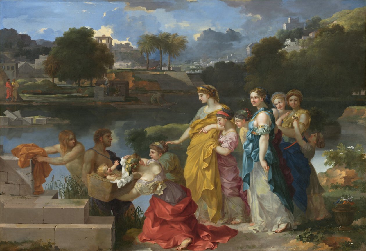 Het Vinden van Mozes, c. 1655-1660 door Sébastien Bourdon