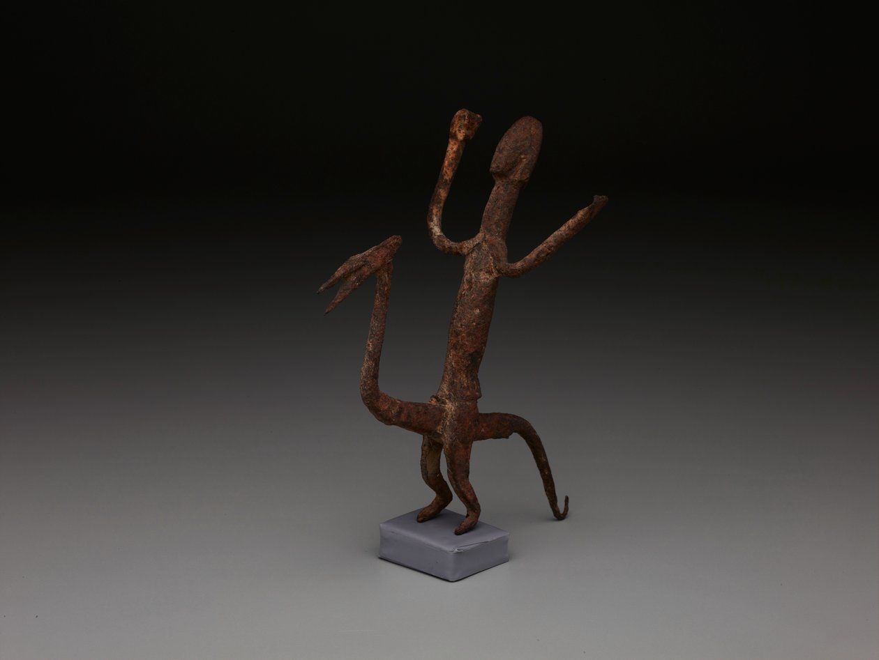 Ruiterfiguur, Dogon Volkeren, Mali door School African