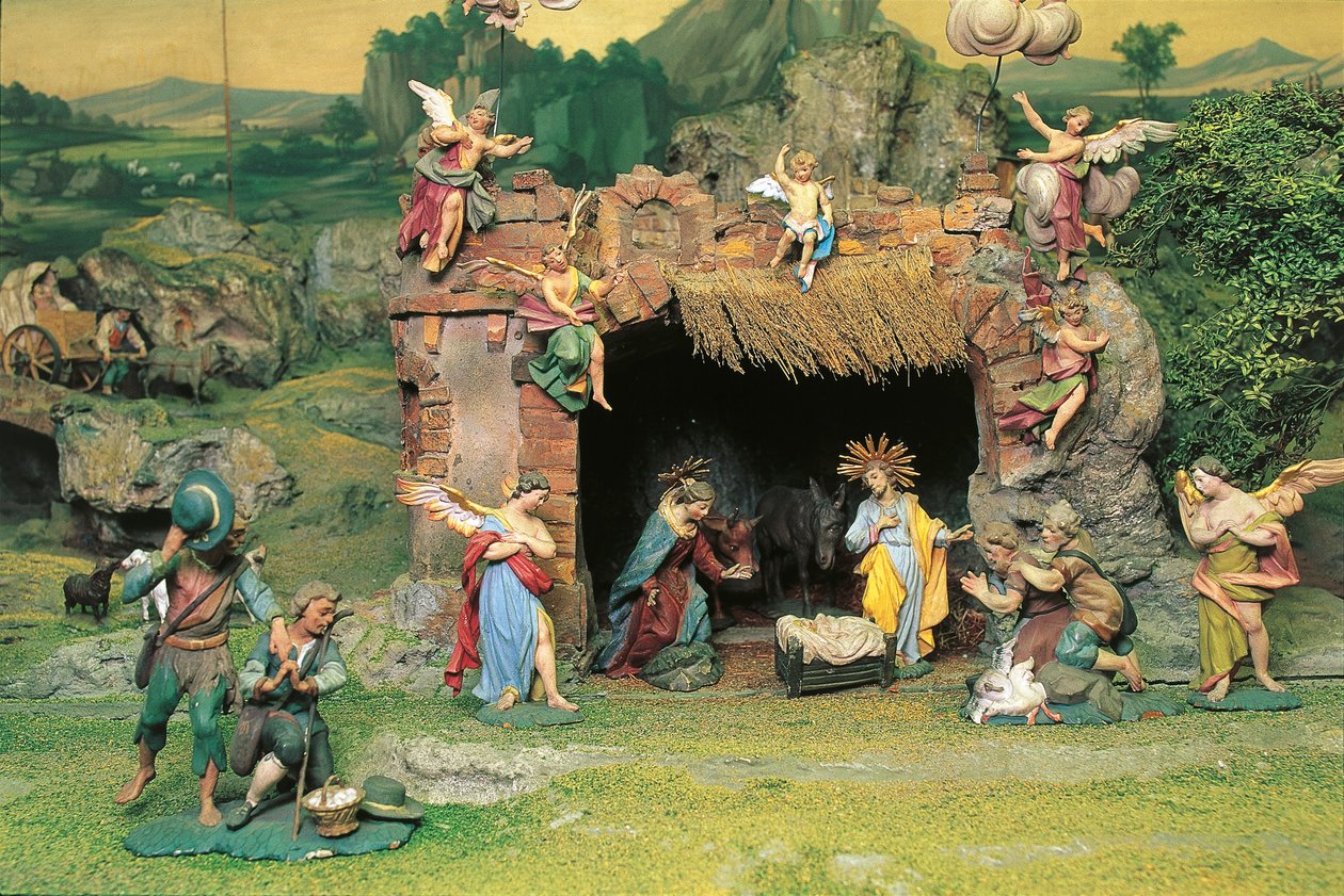 Kerststal door School Austrian